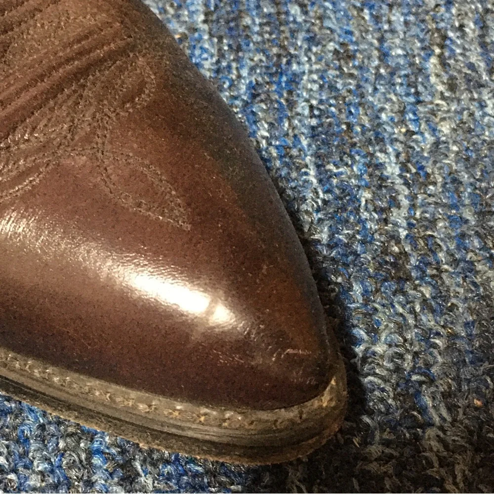 ACME Vintage Men’s Burnt Apple Western Boots - Picture 4 of 7